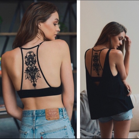 tattoo mesh bralette!😍 - Picture 2 of 7